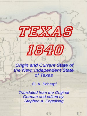 cover image of Texas 1840